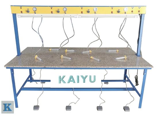 공기 실리콘 접착제 분배 테이블 산업 엠보스 기계